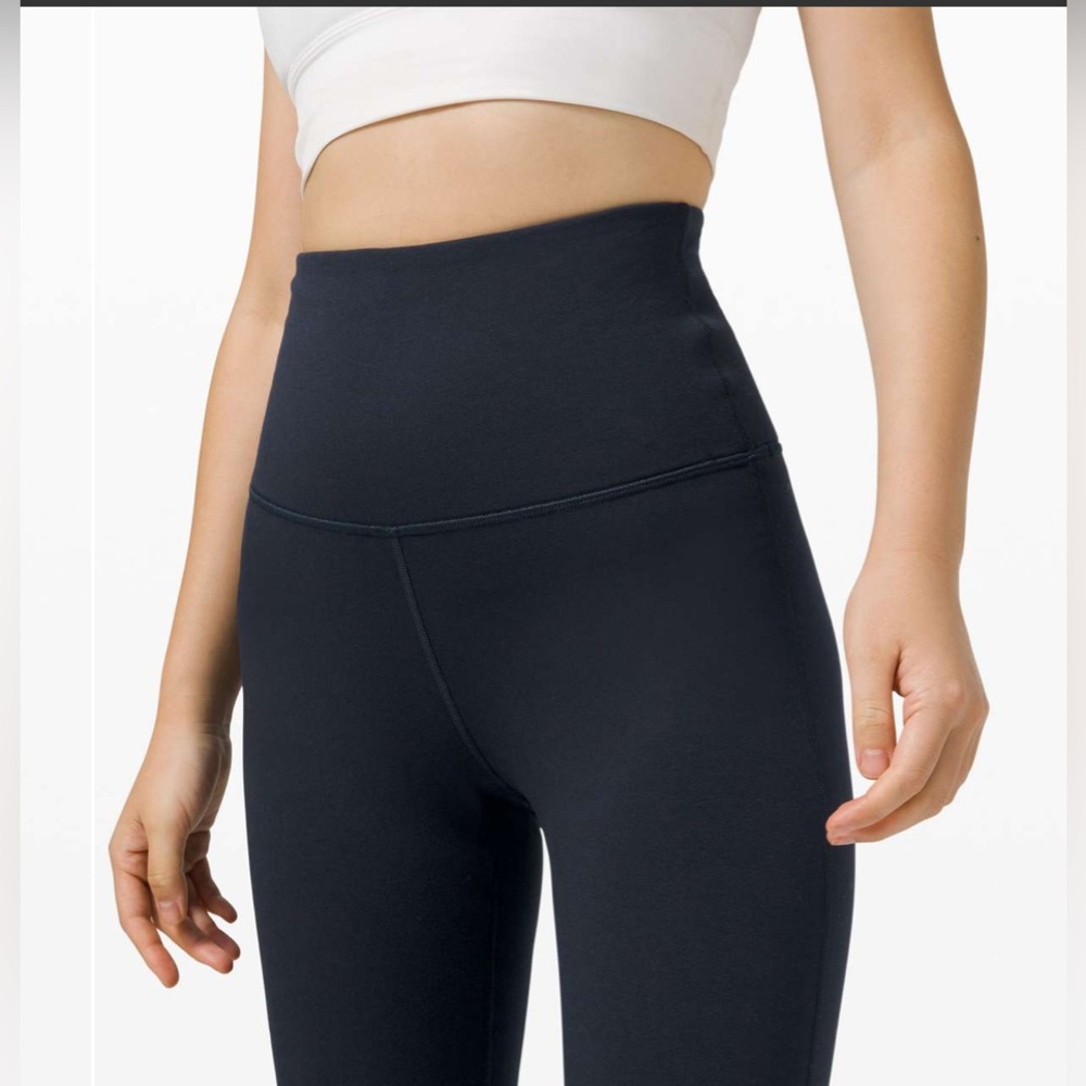 Lululemon Wunder Lounge Super High Rise Navy Tight 28” - Picture 2 of 10